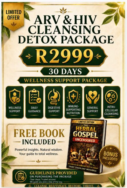 ARV & HIV Cleansing Detox Package